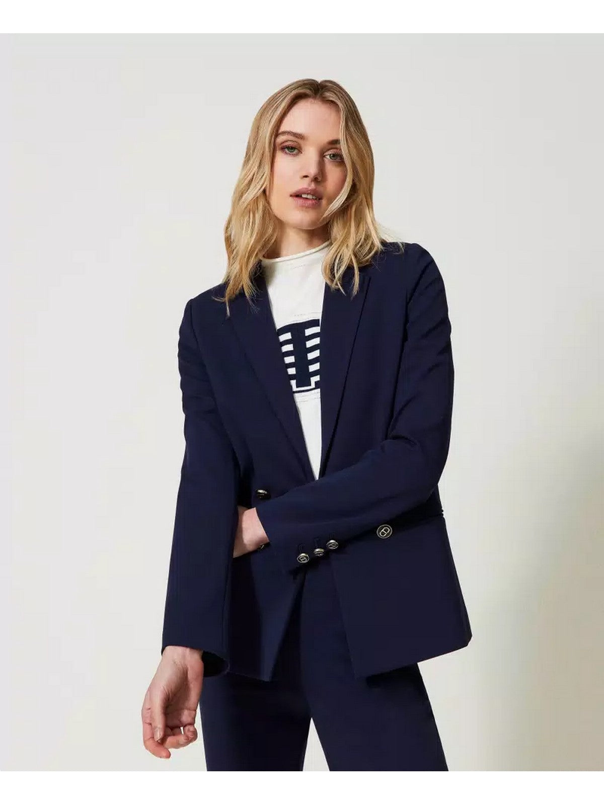 TWINSET Giacca Donna  241TP2270 00305 Blu gioboutiqueweb