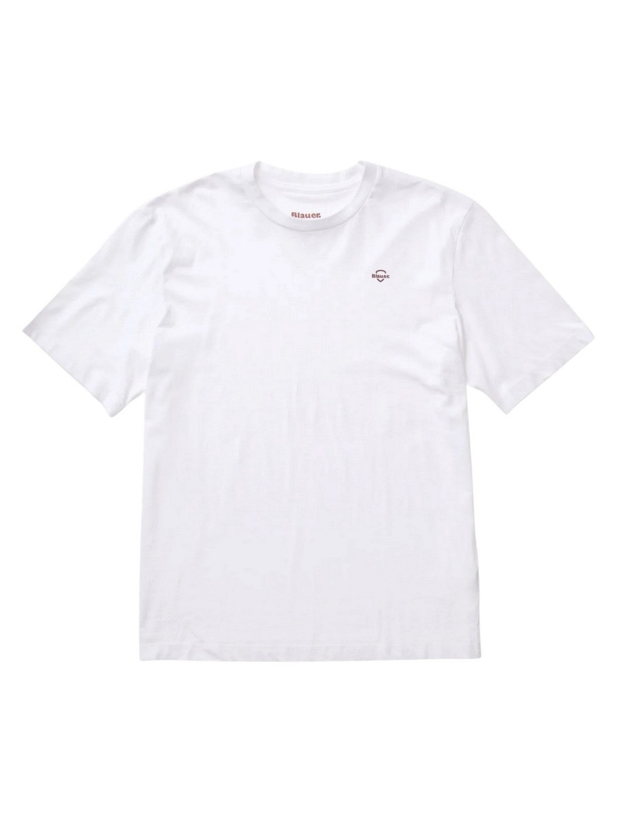BLAUER T-shirt Uomo ERROL 26SBLUH02300 007439 100 BIANCO OTTICO