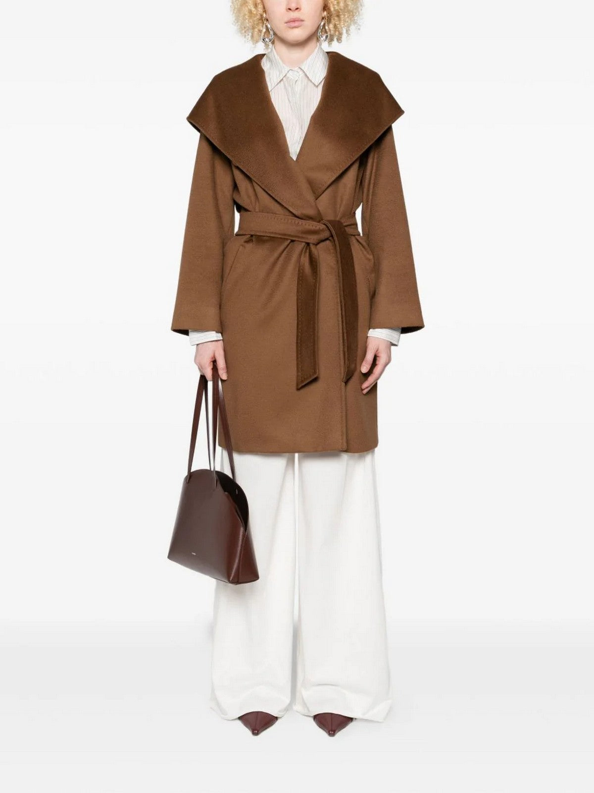 MAX MARA Cappotto Donna NEWMANG 2526016061600 056 NOCCIOLA gioboutiqueweb