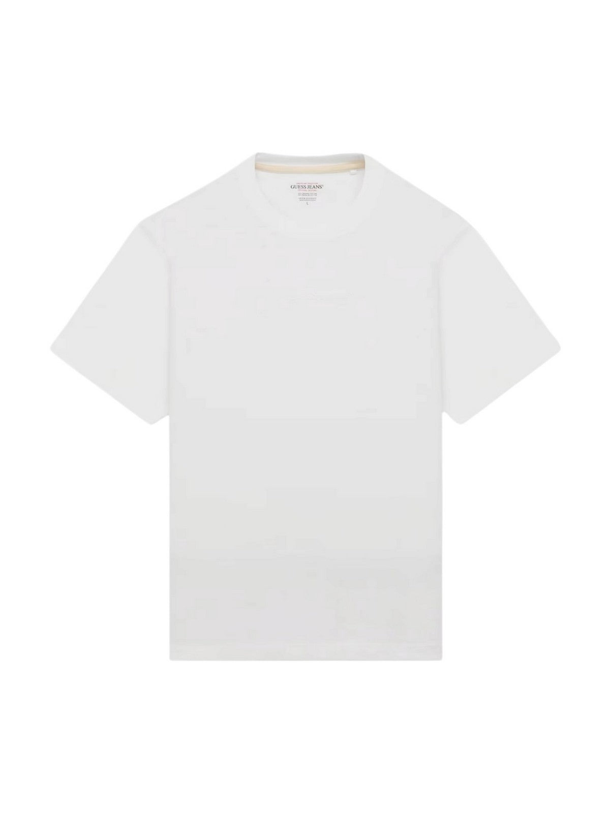 GUESS T-shirt Uomo GJ SS CN OS LOGO EMB TEE M4YI44 K8FQ4 G011 PURE WHITE gioboutiqueweb