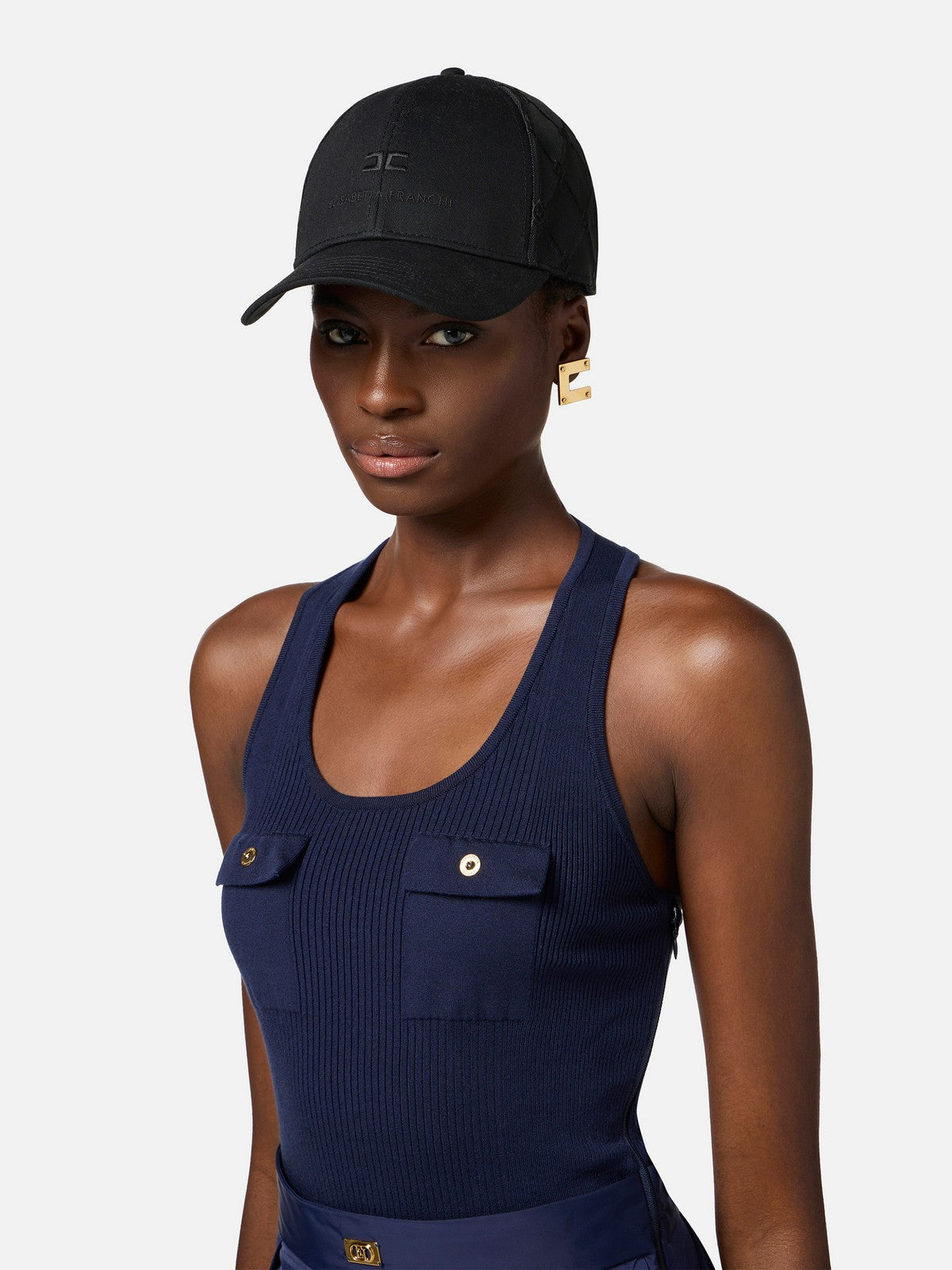 ELISABETTA FRANCHI Cappello Donna  CL12F52E2-110 Nero gioboutiqueweb