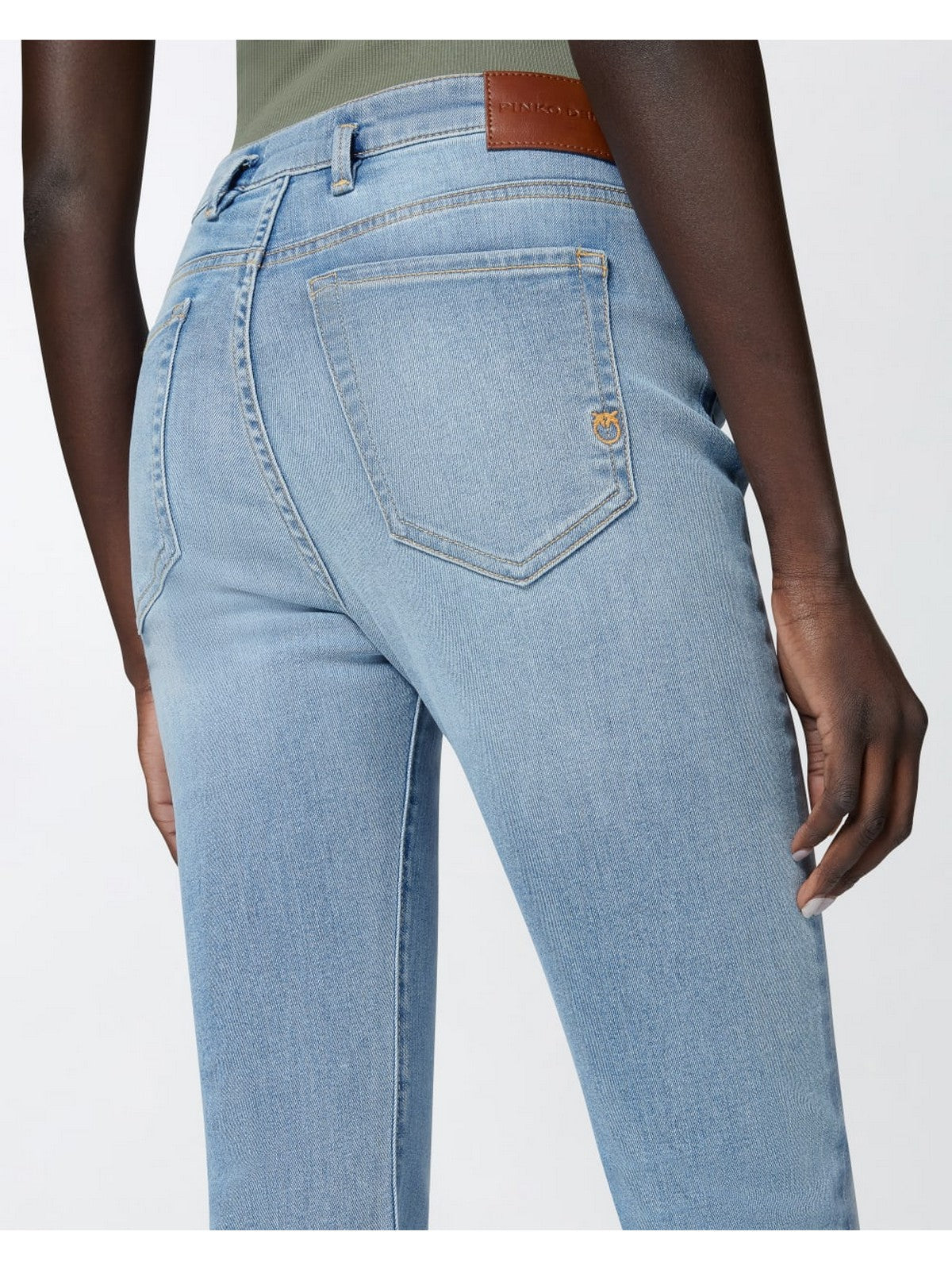 PINKO Jeans Donna FLORA FLARE DENIM STRETCH 100166-A2EL PJM Blu gioboutiqueweb