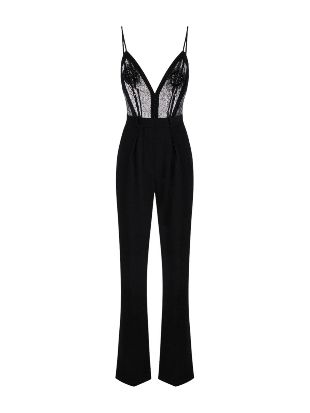 ELISABETTA FRANCHI Tuta Donna  TU04952E2-110 Nero gioboutiqueweb