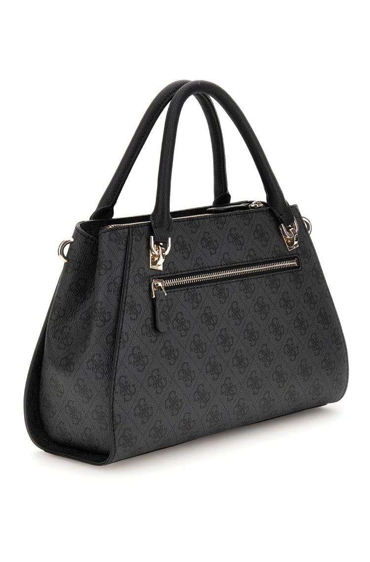 GUESS Borsa Donna NOELLE II LUXURY SATCHEL HWBG96 72070 CLO COAL LOGO gioboutiqueweb
