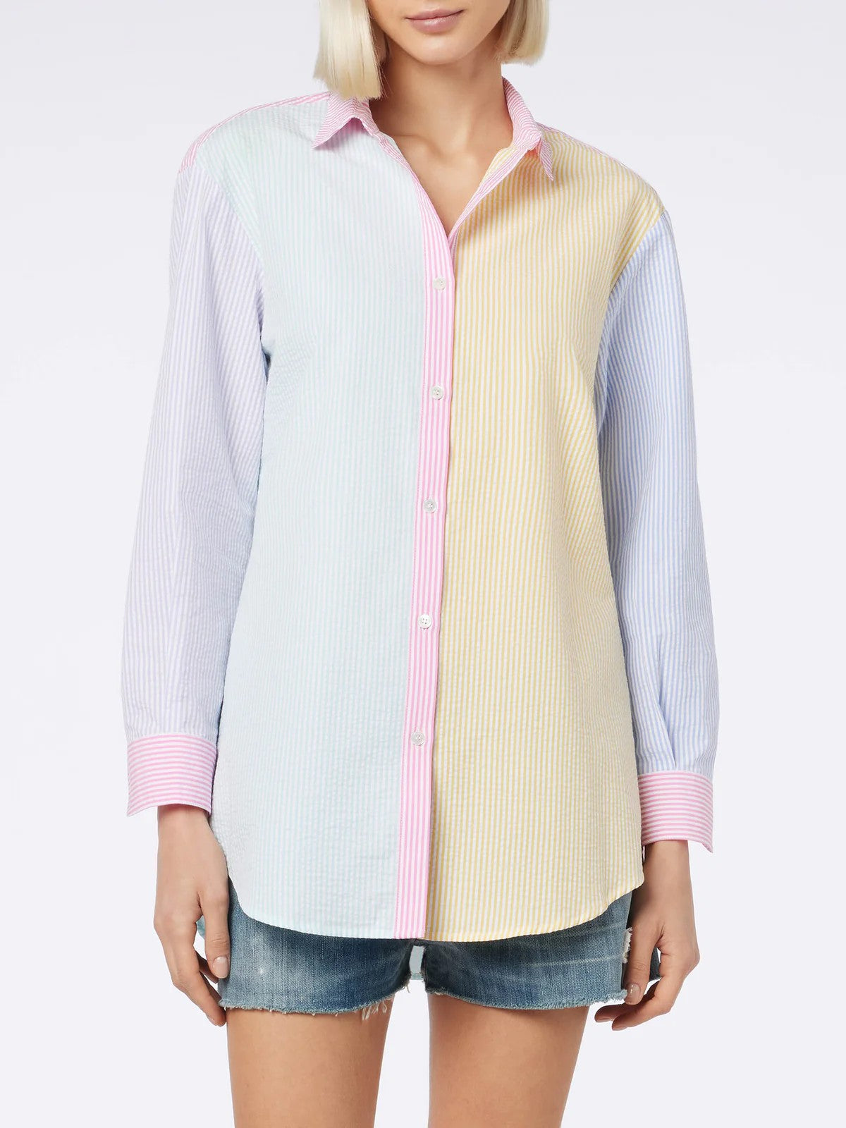 MC2 SAINT BARTH Camicia Donna  BRIGITTE 03999F Multicolore gioboutiqueweb