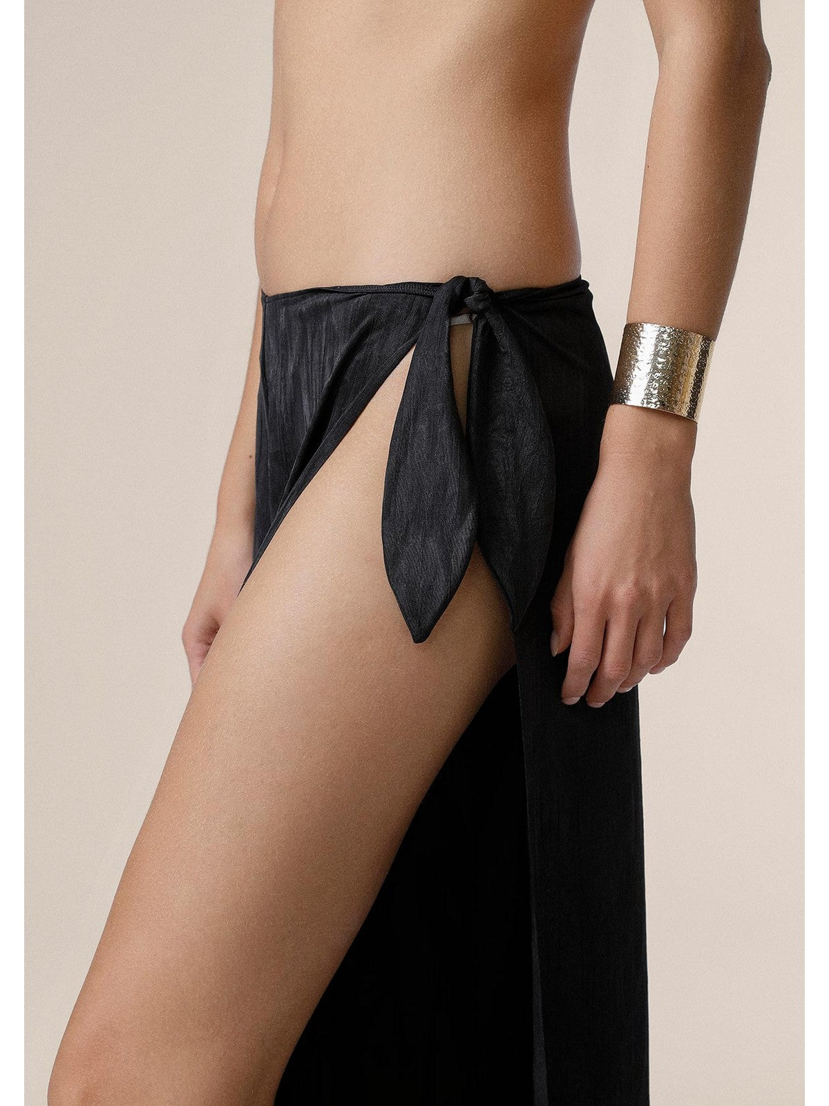 ME FUI Pareo Donna  MF25-0328BK BLACK gioboutiqueweb