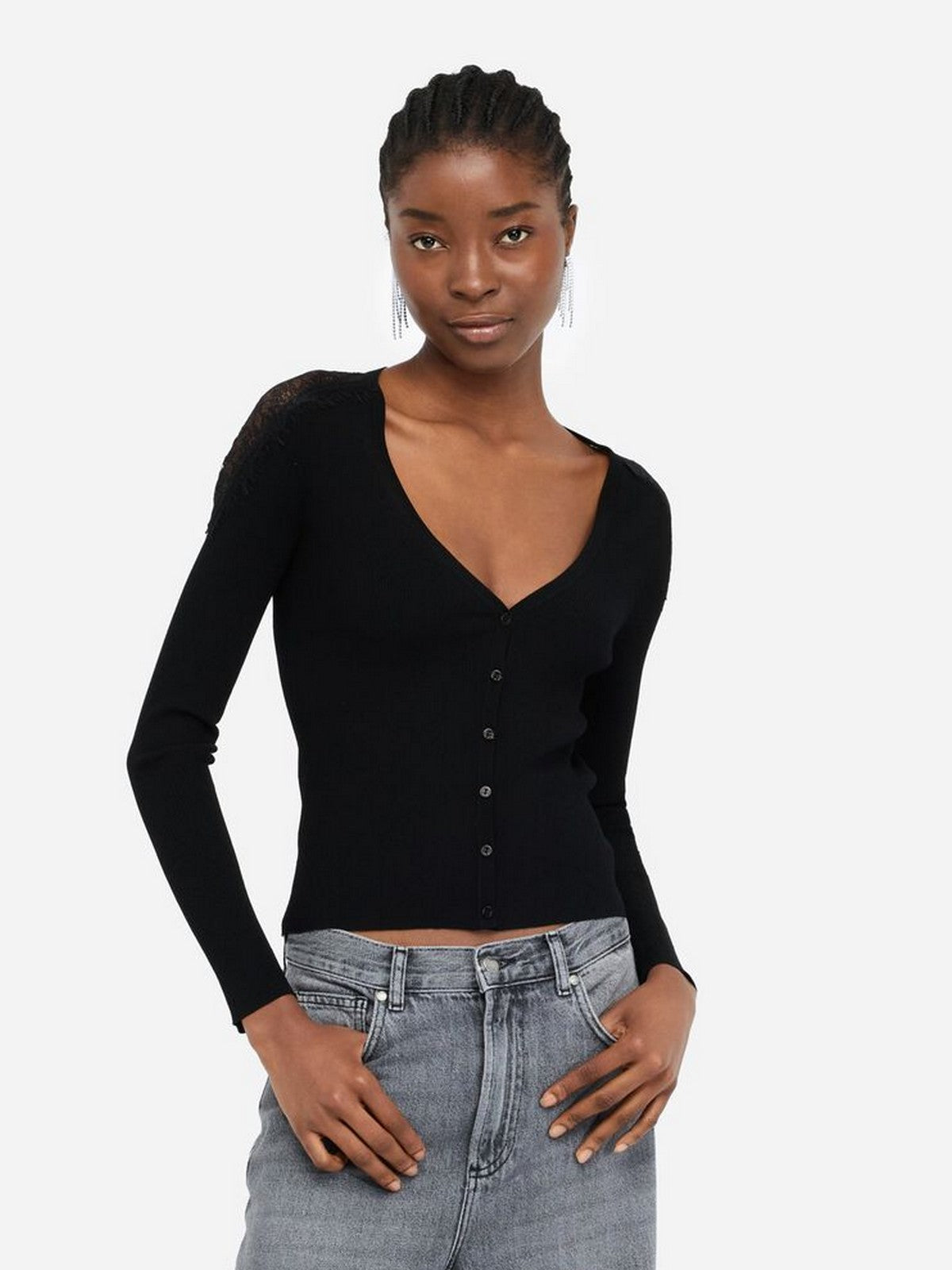 LIU JO BLACK Cardigan Donna  CF5159MS46M 22222 Nero