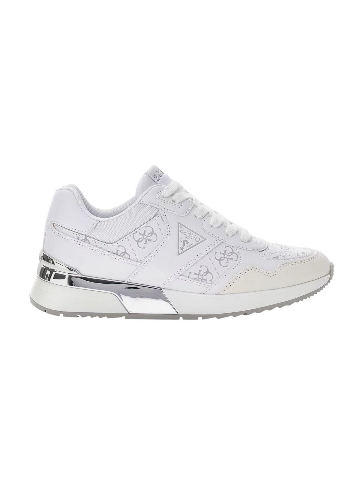 GUESS Sneaker Donna MICKAY FLFMIC ELE12 WHIGR WHITE GREY gioboutiqueweb
