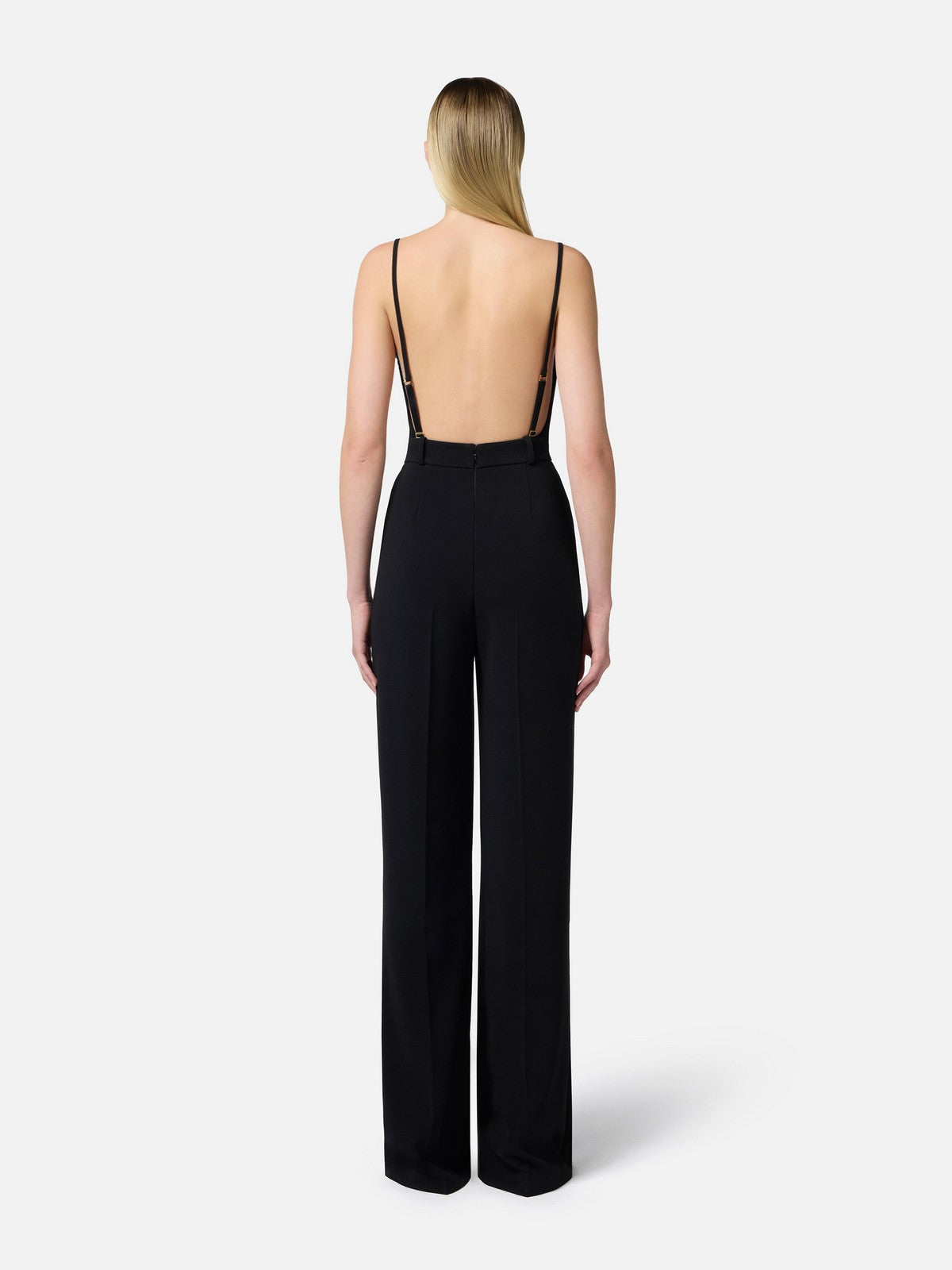 ELISABETTA FRANCHI Tuta Donna  TU04952E2-110 Nero gioboutiqueweb