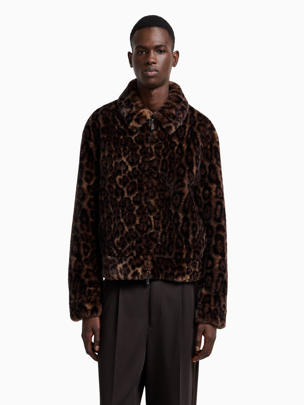 EMPORIO ARMANI Giubbino Uomo  EM003489 AF19246 F6007 ANIMALIER