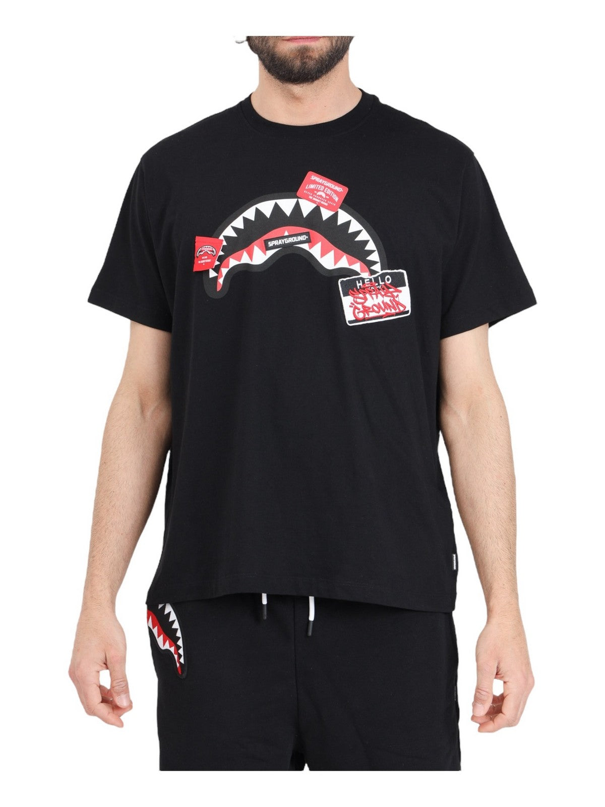 SPRAYGROUND T-Shirt e Polo Uomo  SP439BLK Nero