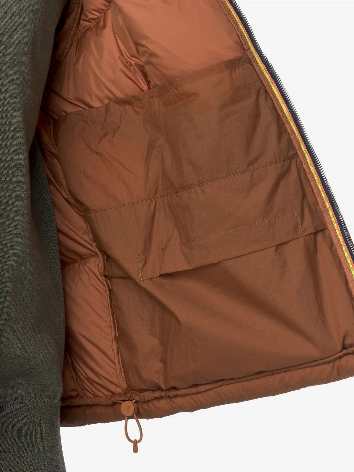 K-WAY Piumino Uomo QUILL THERMO LIGHT RIPSTOP K7136GW B3X ORANGE