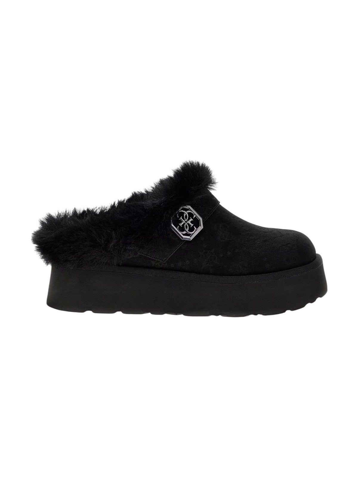 GUESS Sabot Donna DOLMANA2 FLFDOC ESU06 BLACK BLACK gioboutiqueweb