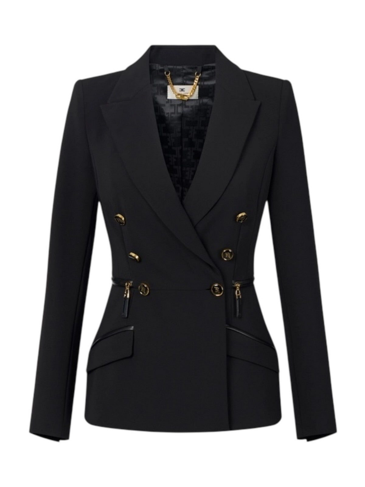 ELISABETTA FRANCHI Giacca Donna  GI17256E2 110 Nero gioboutiqueweb