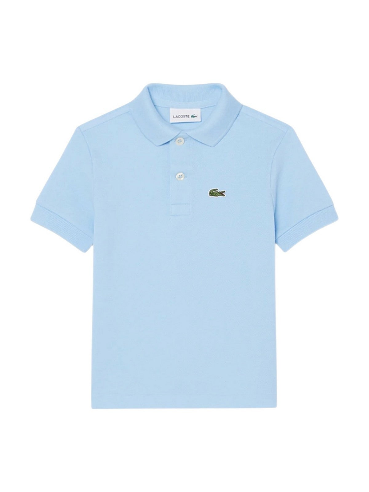 LACOSTE KIDS Polo Unisex bambino LCB NON-ORGANIC PETIT PIQUE PO 947354 HBP AZZURRO gioboutiqueweb