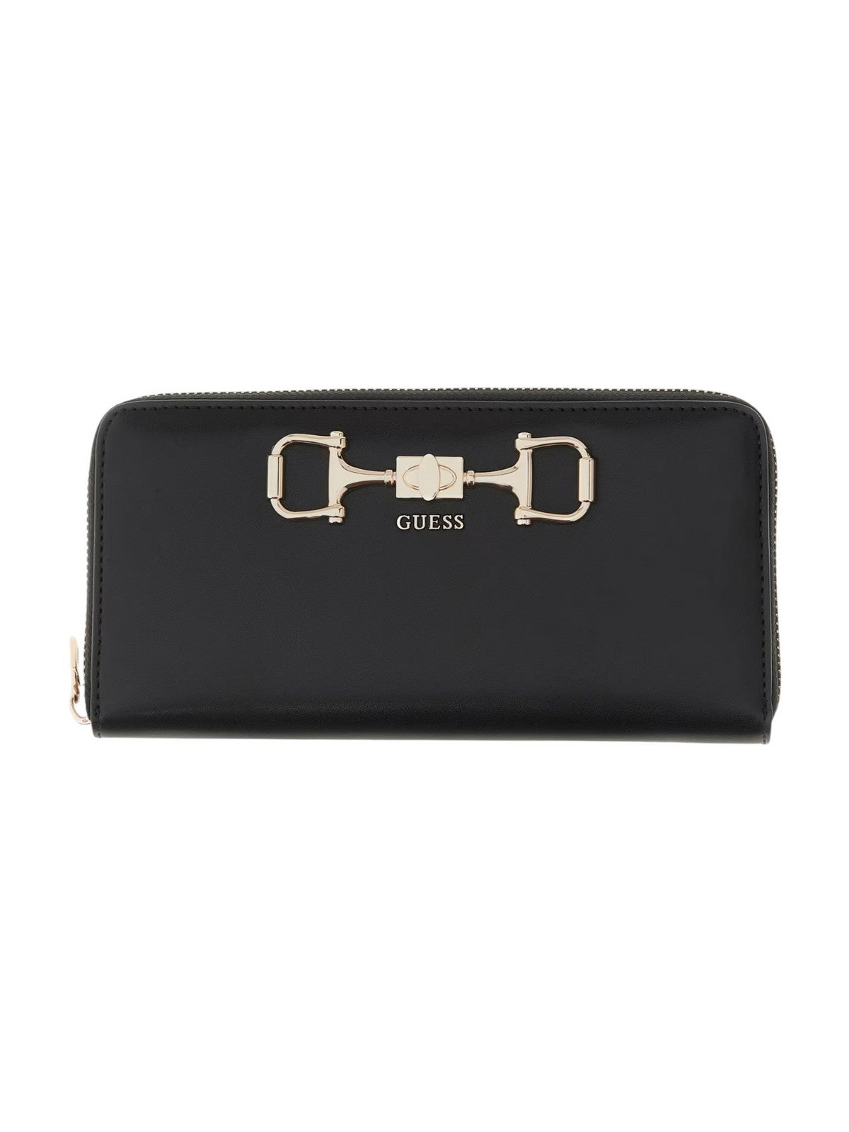 GUESS Portafoglio Donna JANIE SLG LARGE ZIP AROUND SWVG99 10146 BLA BLACK