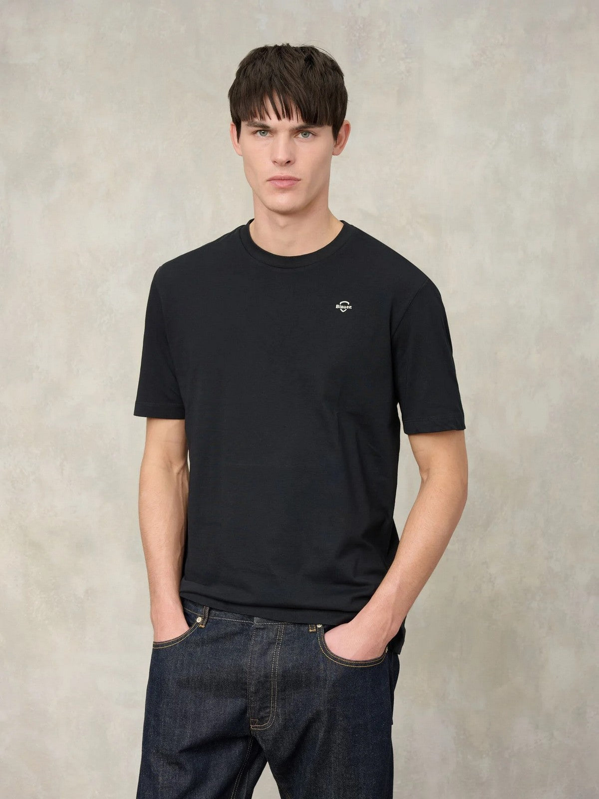 BLAUER T-shirt Uomo ERROL 26SBLUH02300 007439 999 Nero