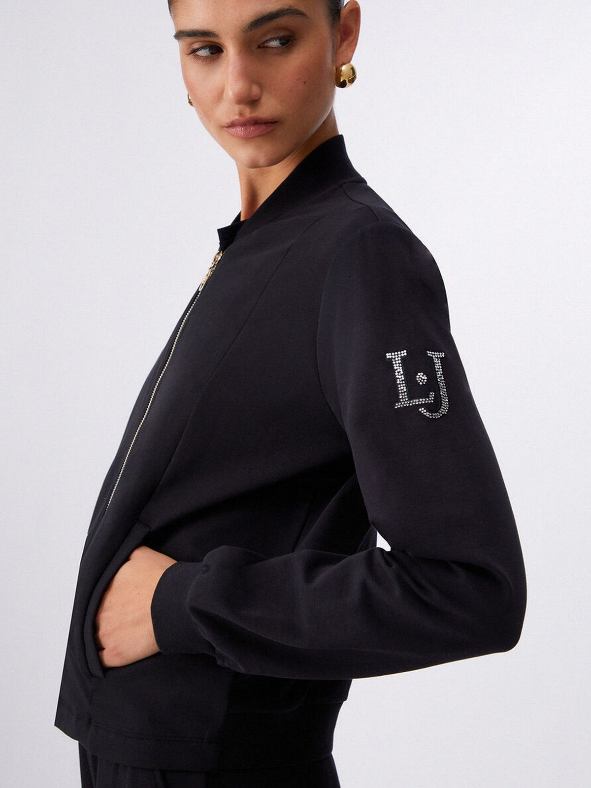 LIU JO SPORT Tuta Donna  TA6222FS090 22222 Nero gioboutiqueweb