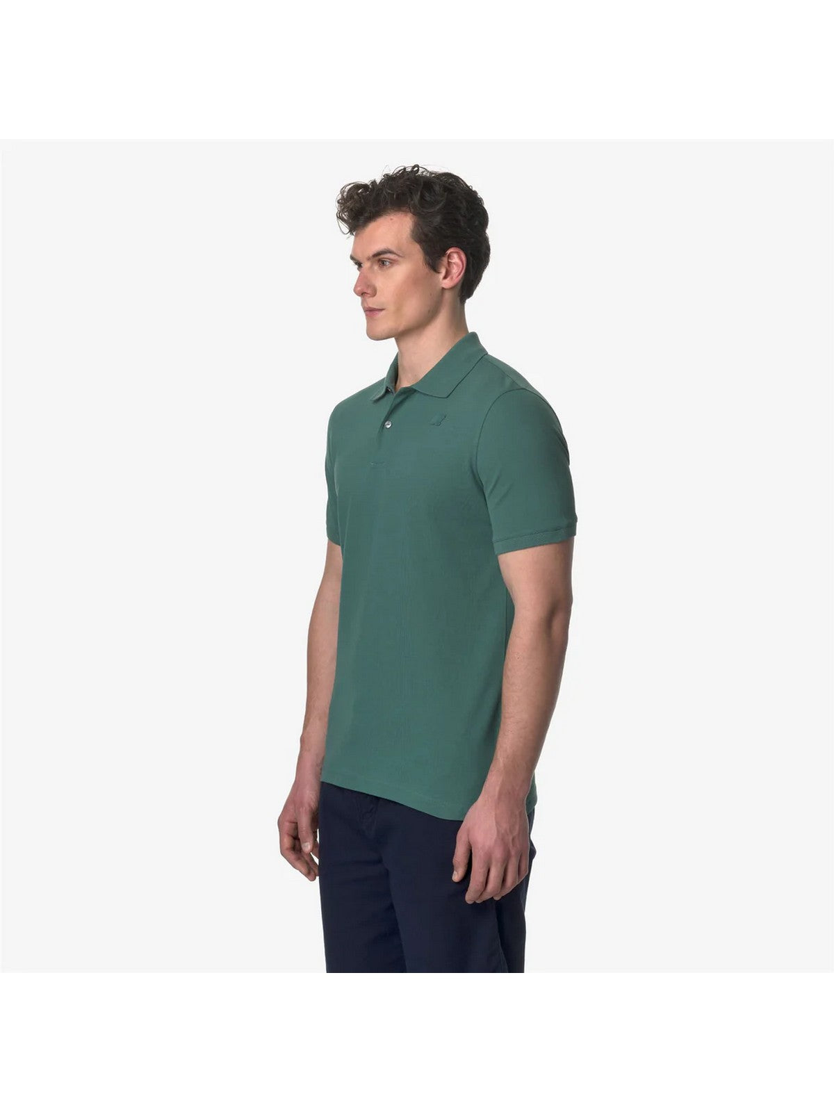 K-WAY T-Shirt e Polo Uomo Amedee K5127BW XE0 Verde gioboutiqueweb