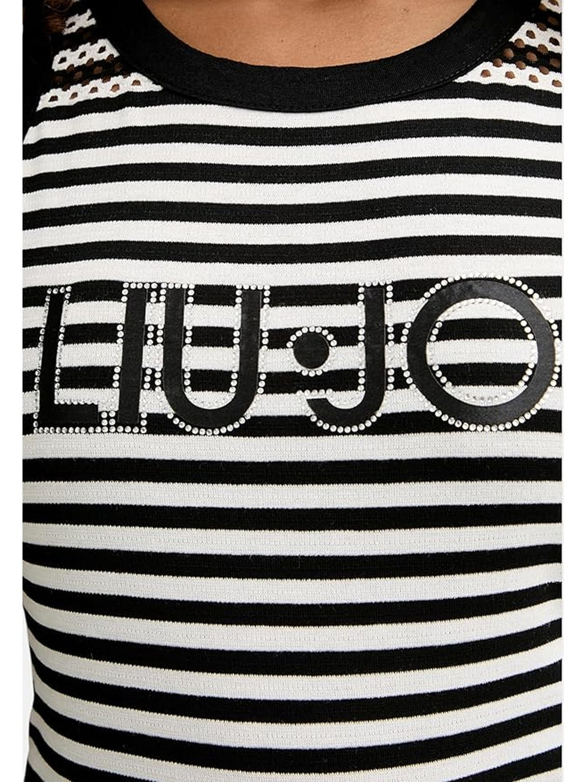LIU JO BEACHWEAR Canotta Donna  VA6102J3908 09096 NERO/BIANCO