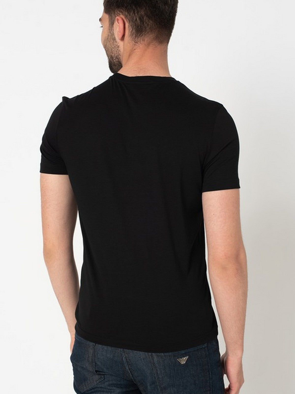 EMPORIO ARMANI T-Shirt e Polo Uomo  8N1D61 1JNQZ 0999 Nero