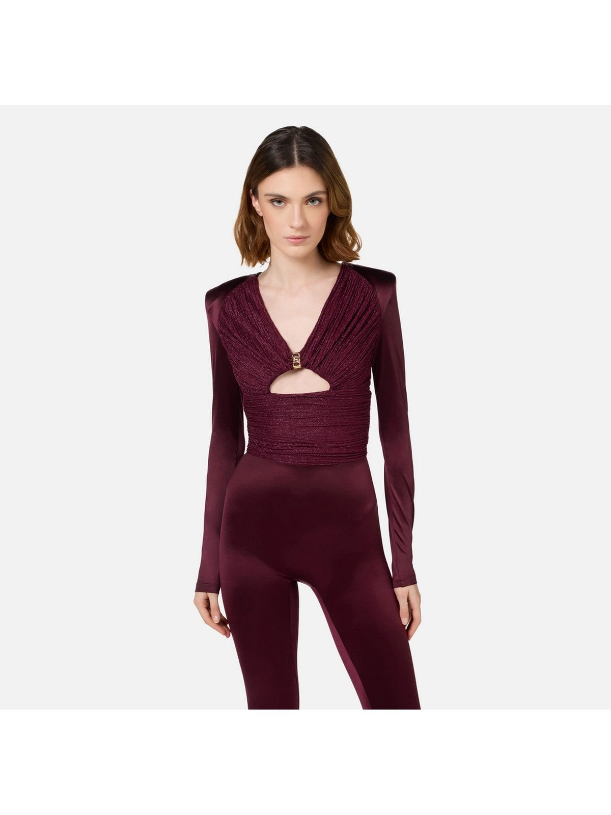 ELISABETTA FRANCHI Tuta Donna  TU01946E2 CG3 Rosso