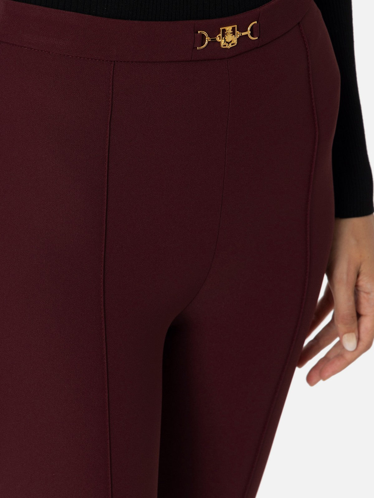 ELISABETTA FRANCHI Pantalone Donna  PA02246E2 CG3 Rosso gioboutiqueweb
