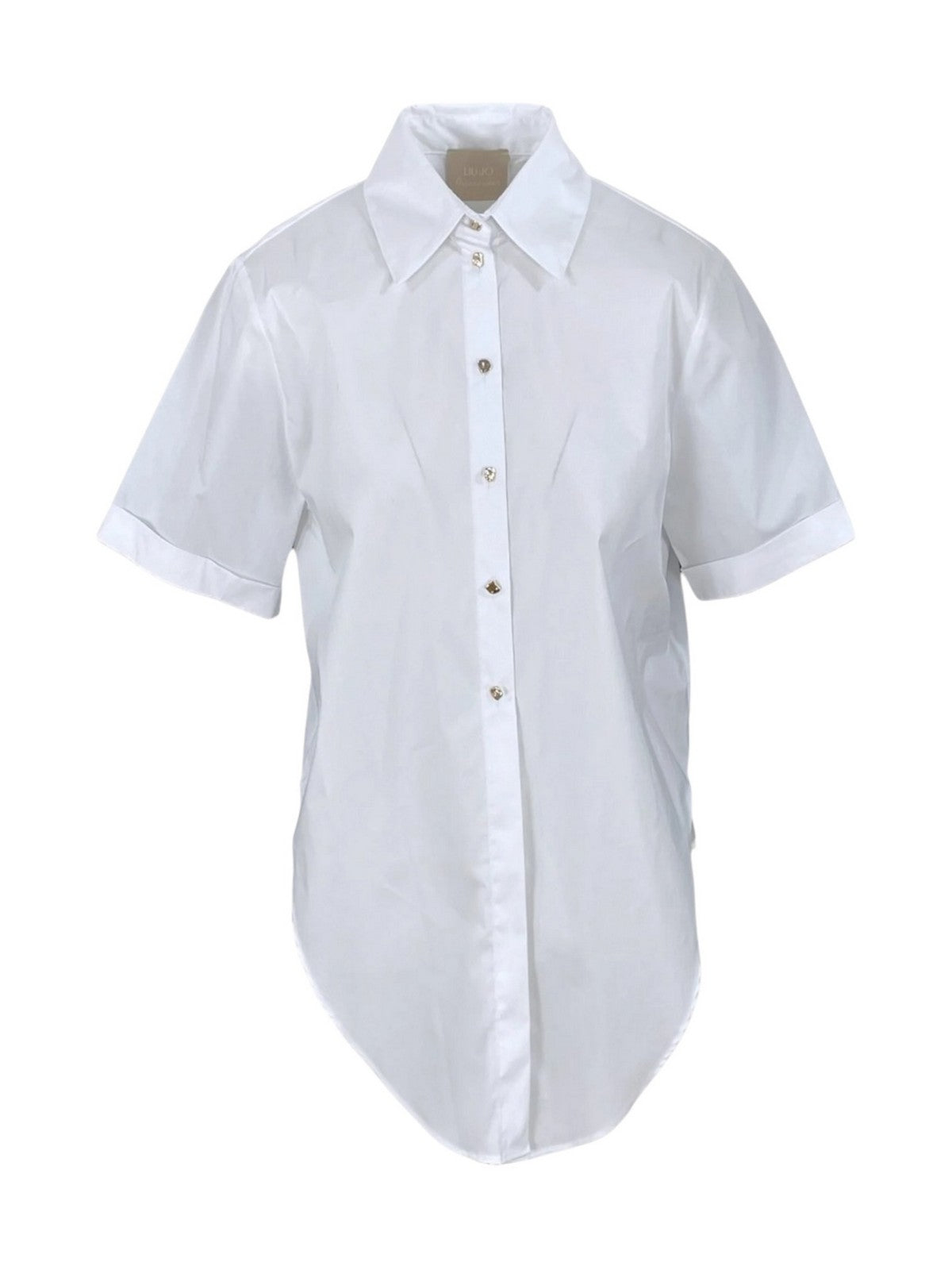 LIU JO BLACK Camicia Donna  CA6281T297A 11111 BIANCO OTTICO gioboutiqueweb