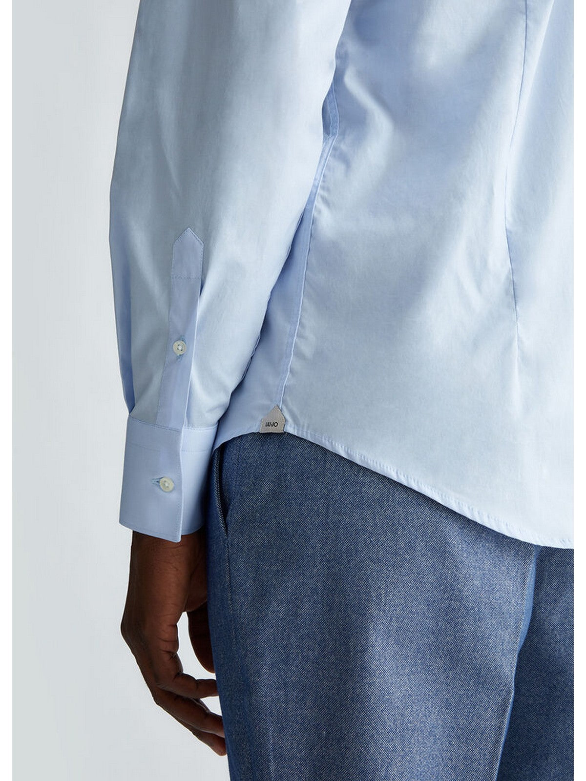 LIU JO UOMO Camicia Uomo  QXX007T2662 53915 Blu gioboutiqueweb