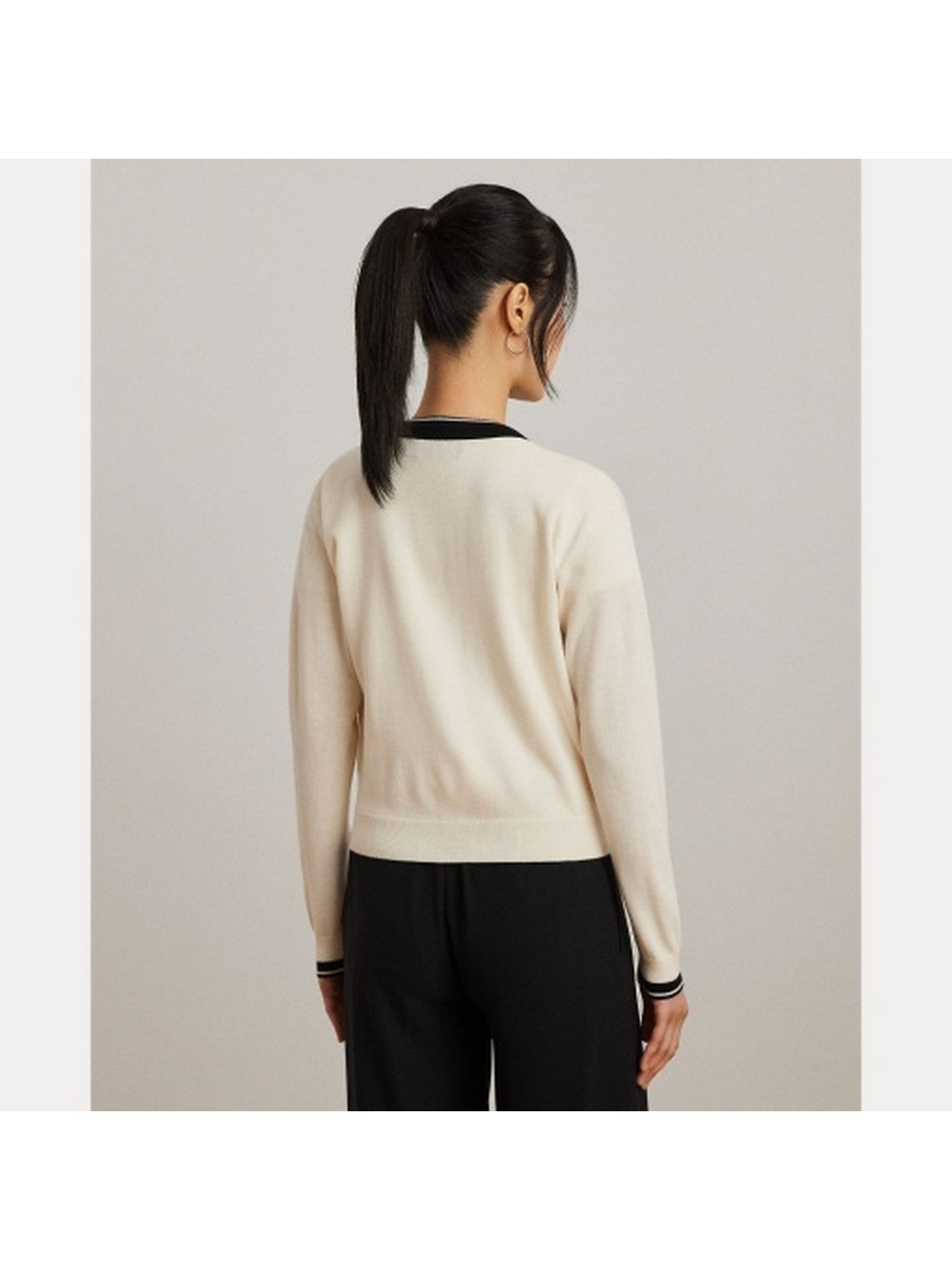LAUREN RALPH LAUREN Cardigan Donna CADINA 200963660 001 Beige gioboutiqueweb