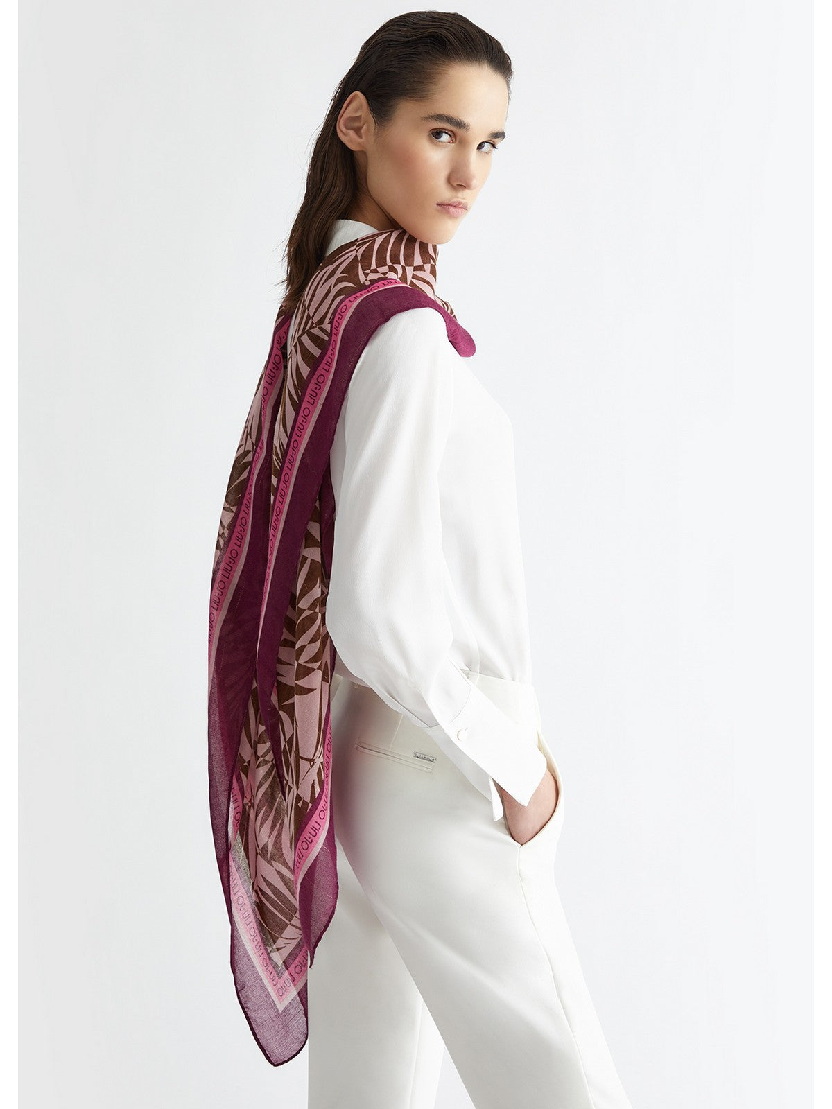 LIU JO SOFT Foulard Donna  2A4046T0300 32010 Rosa gioboutiqueweb