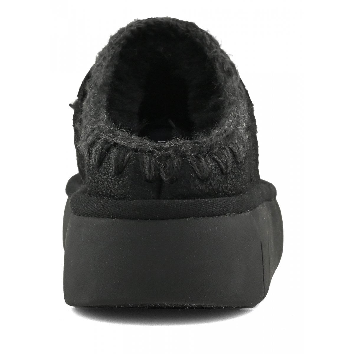 MOU Ciabatta Donna Bounce clog special leather - MU.FW531001B CBKG Cracked Black gioboutiqueweb