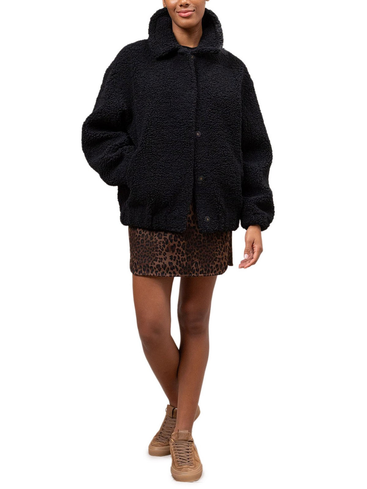 MC2 SAINT BARTH Giubbino Donna  JEANNE TEDDY 01233I SB CLASSIC LEO 00 PATCH