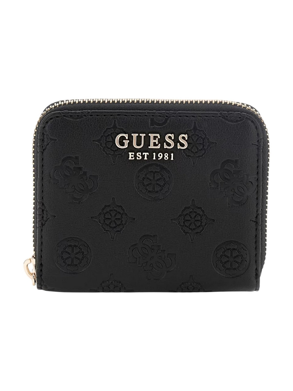 GUESS Portafoglio Donna PHOEBE SLG SMALL ZIP AROUND SWPD96 65137 BLO BLACK LOGO gioboutiqueweb