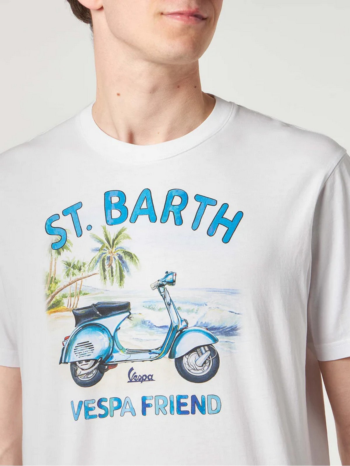 MC2 SAINT BARTH T-Shirt e Polo Uomo  TSHIRT MAN 03141F Bianco gioboutiqueweb