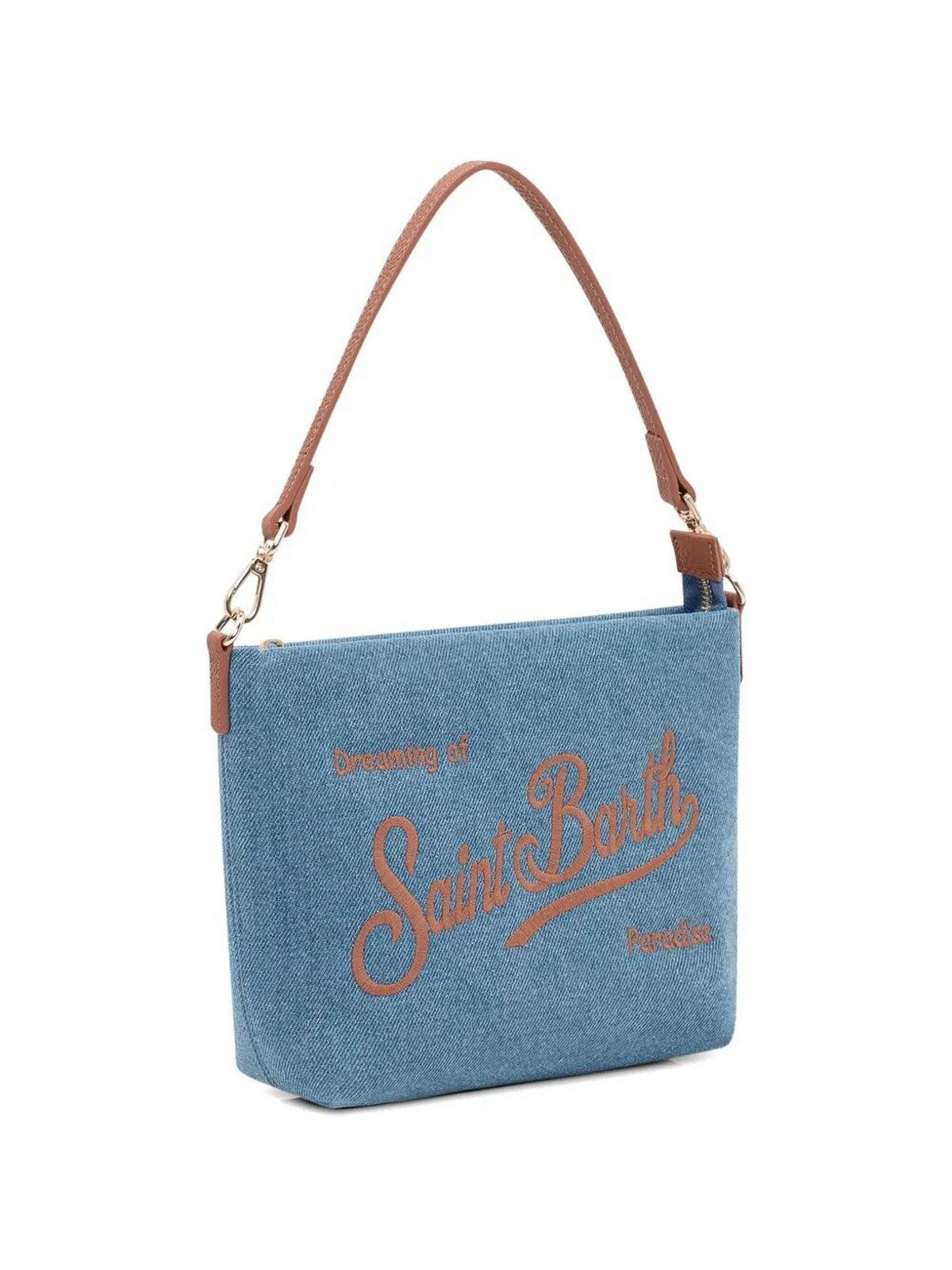 MC2 SAINT BARTH Borsa Donna  ALINE BAG 01515L DENIM GRAIN LEATHER 19 EMB