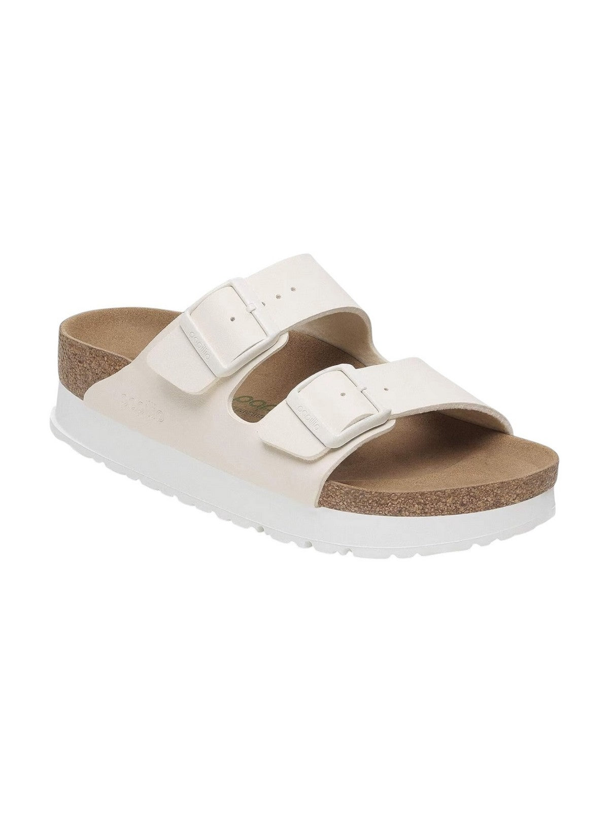 BIRKENSTOCK Sandalo Unisex adulto Arizona Platf eggshell veg, Birko Flor 1029127 EHHSHELL gioboutiqueweb