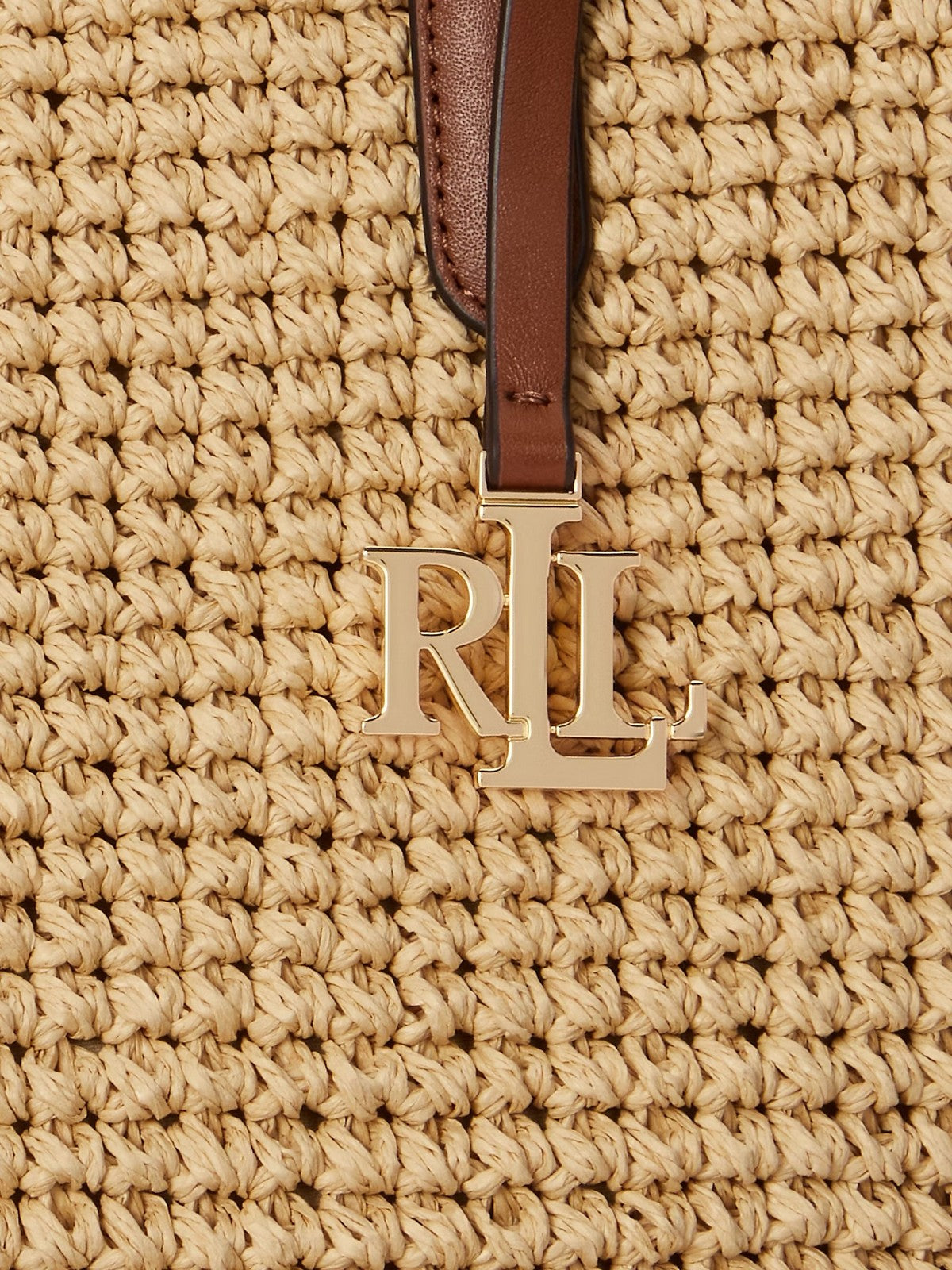 LAUREN RALPH LAUREN Borsa Donna LAINEY LG TT-TOTE-LARGE 431982179 001 NATURAL/LAUREN TAN gioboutiqueweb