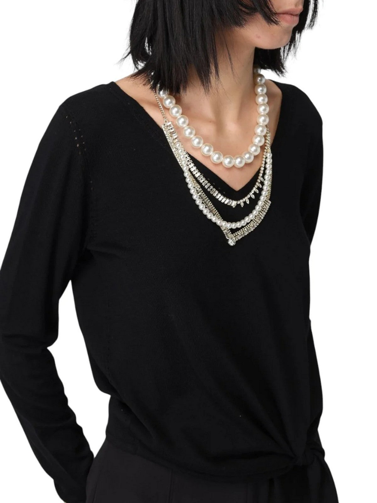 LIU JO BLACK Maglione Donna  CF5042MA82O 22222 Nero