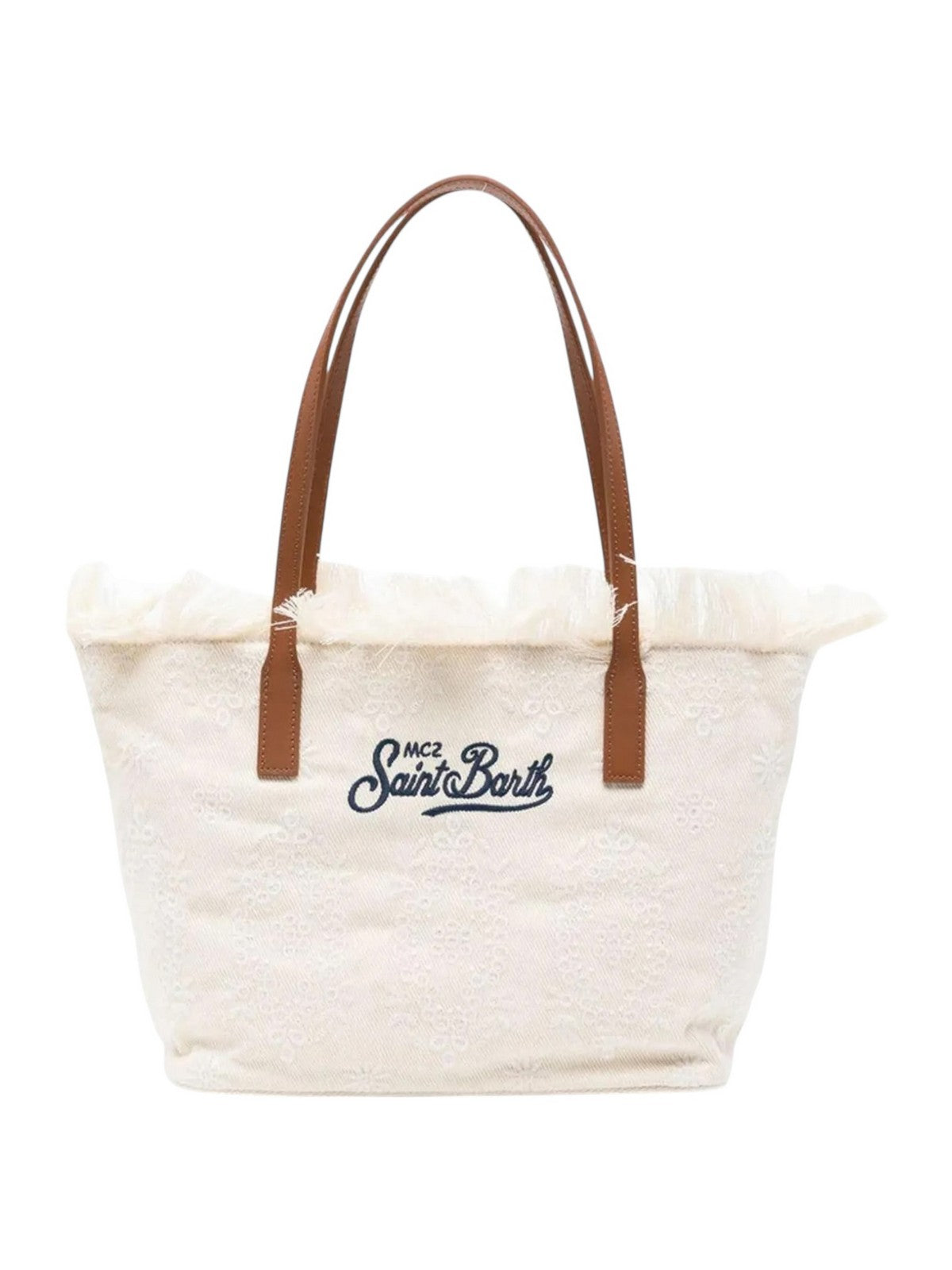 MC2 SAINT BARTH Borsa Donna  CITY BAG MID FRINGE 01034L SANGALLO 10 EMB