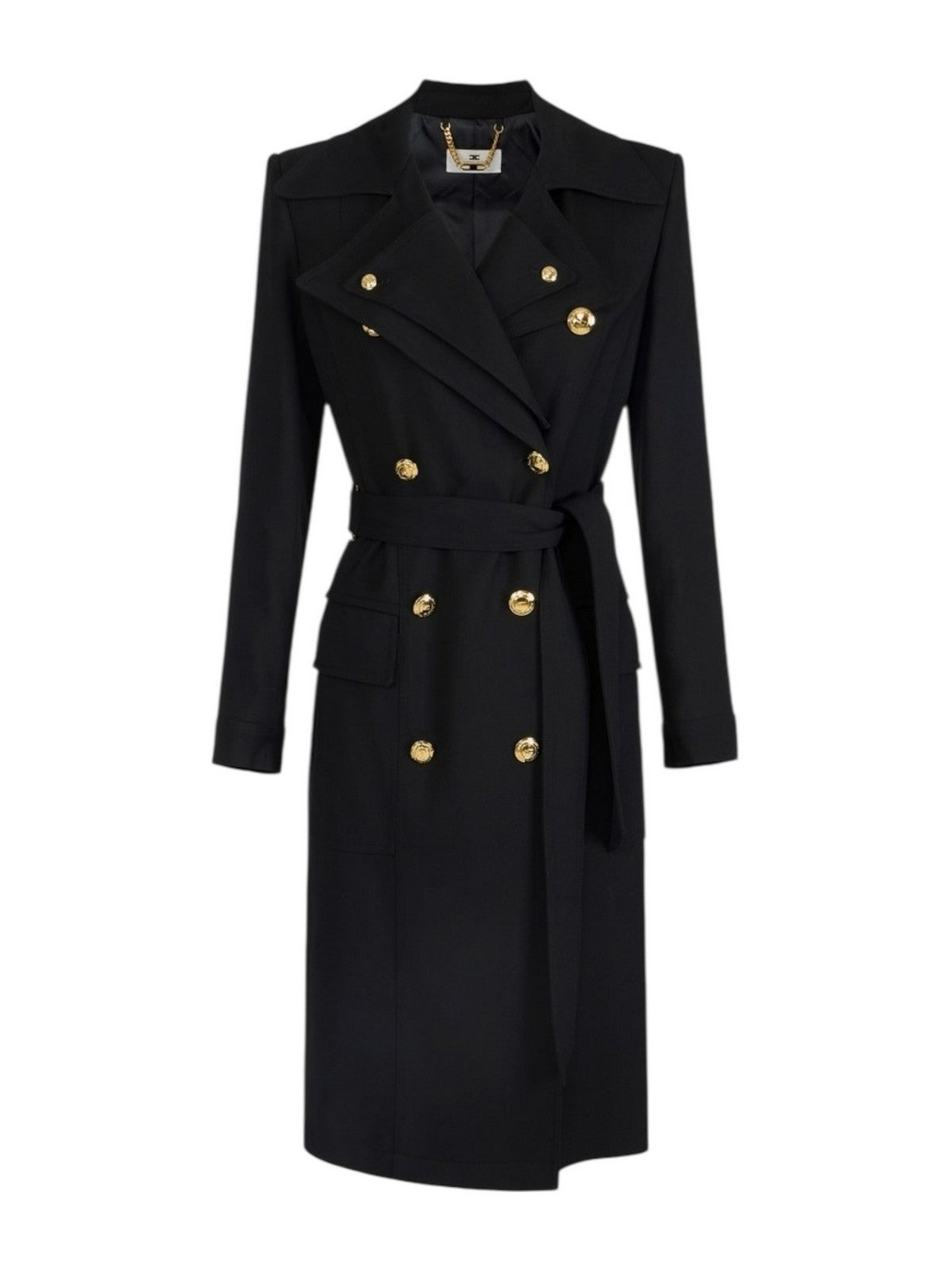 ELISABETTA FRANCHI Trench Donna  SP00561E2 110 NERO                     S