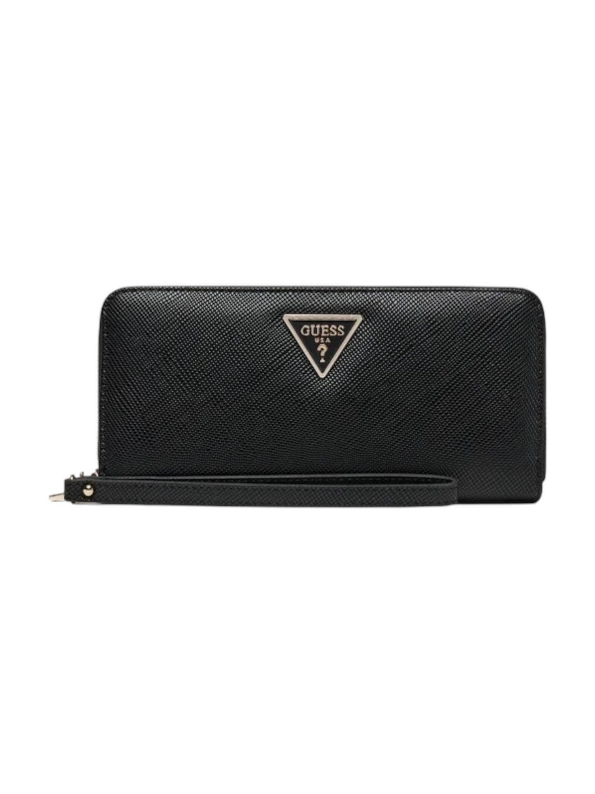 GUESS Portafoglio Donna LAUREL II SLG LARGE ZIP AROUND SWZG74 59146 BLA BLACK