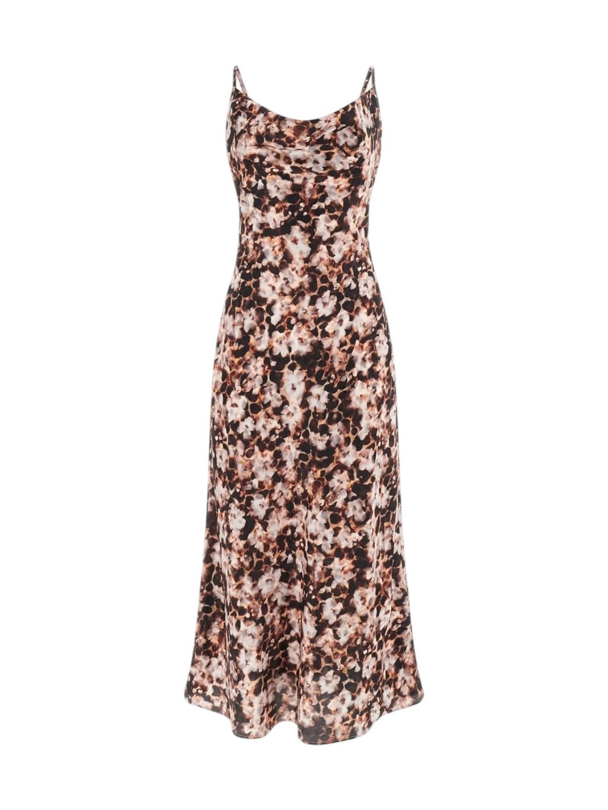 GUESS Abito Donna NEW AKILINA DRESS W5GK85 WH9C2 PM66 SAFARI BLOOM PRINT