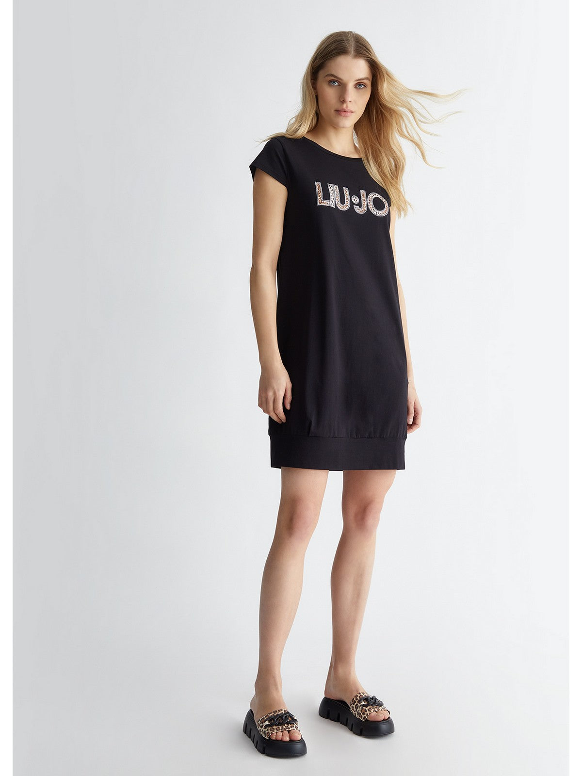 Liu Jo Beachwear Woman Dress V4103JS003 09T52 Black