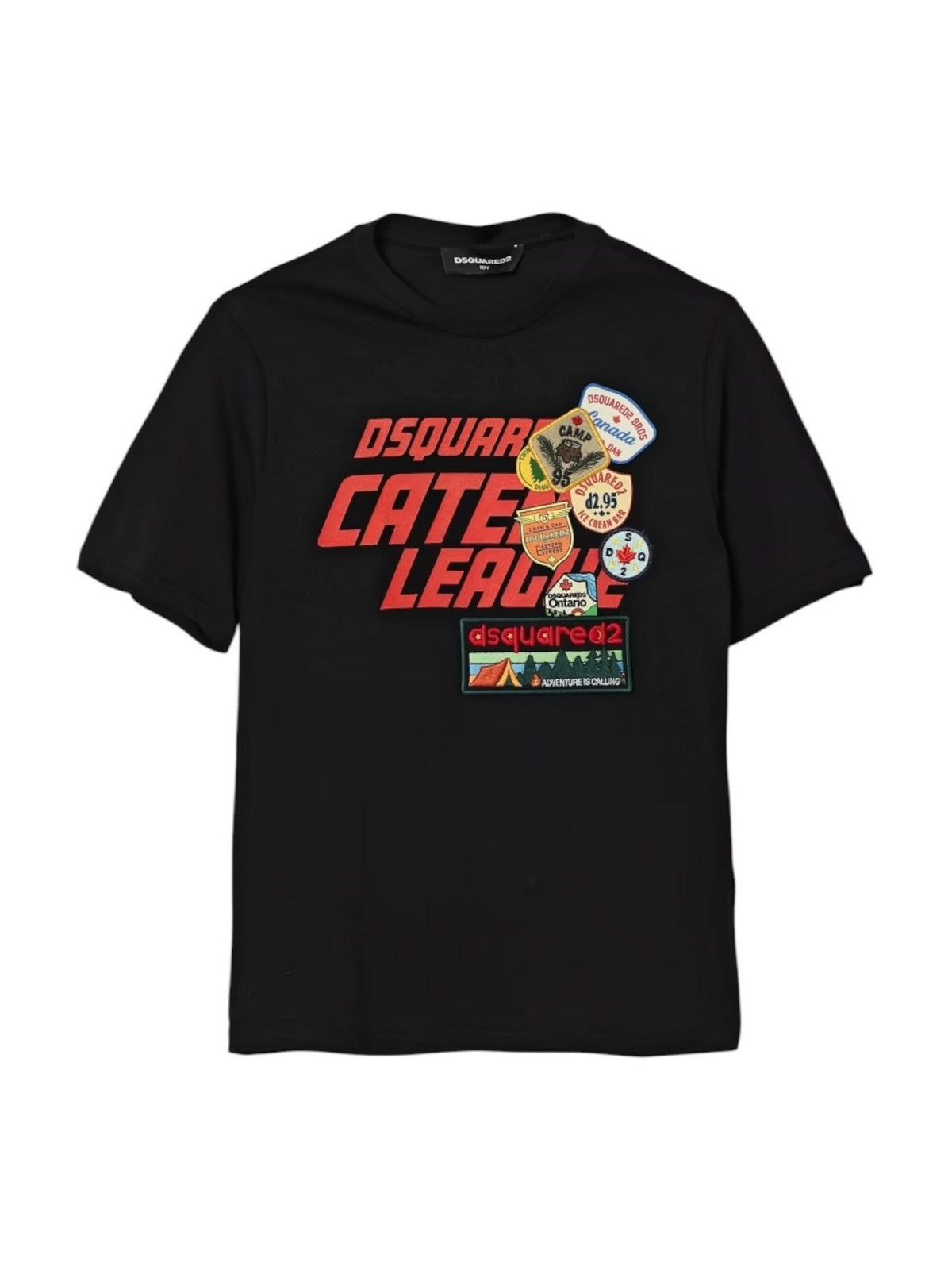 DSQUARED2 KIDS T-shirt Unisex bambino  DQ3165 D0ACD DQ900 BLACK