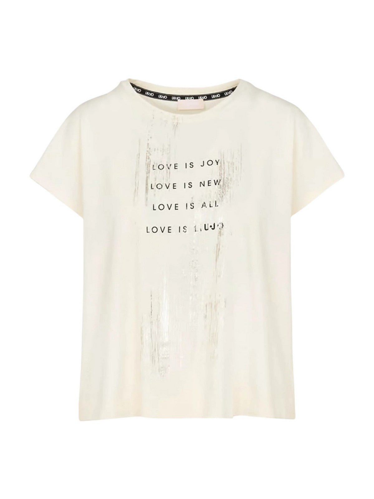 LIU JO SPORT T-shirt Donna  TA5268JS005 M9183 White milk LiuJo lov