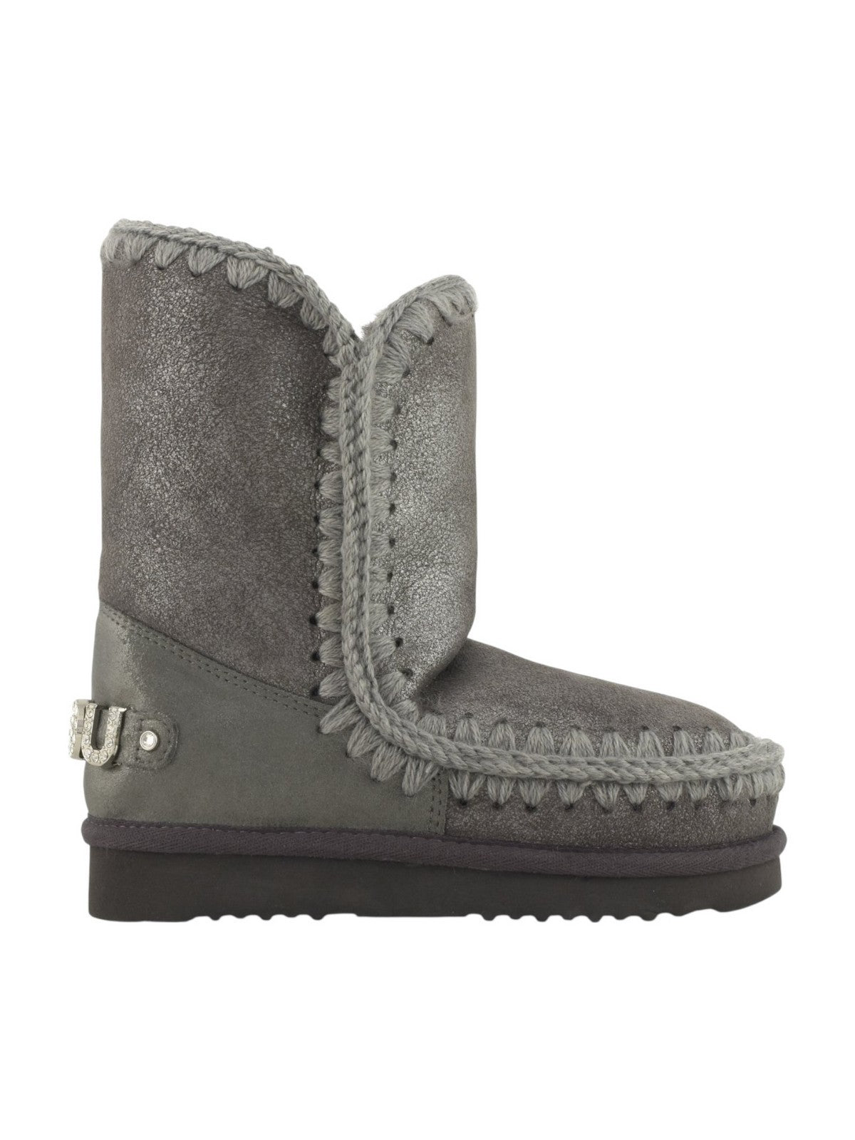 MOU Stivali e Stivaletti Donna Eskimo 24  rhinestones logo MU.FW101037B DUIRO Dust Iron gioboutiqueweb