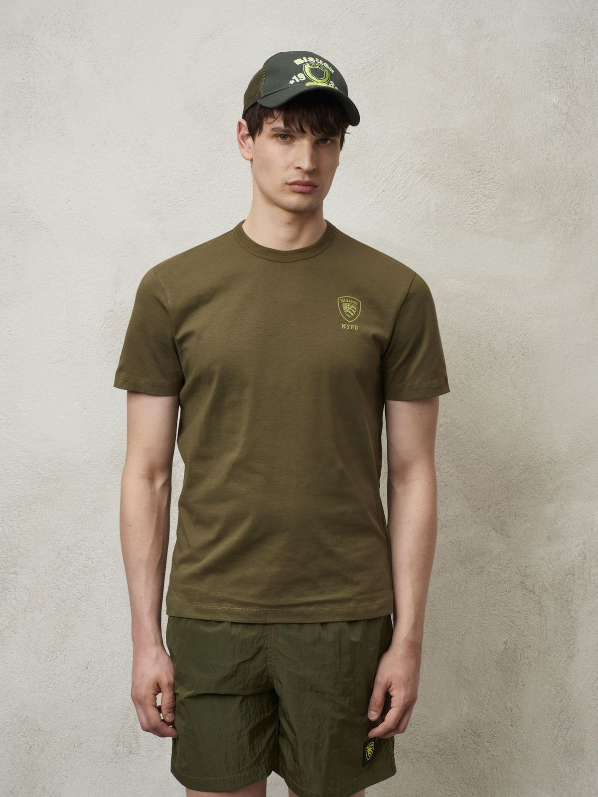 Blauer t-shirt and men's pole 24sbluh02143 004547 685 green