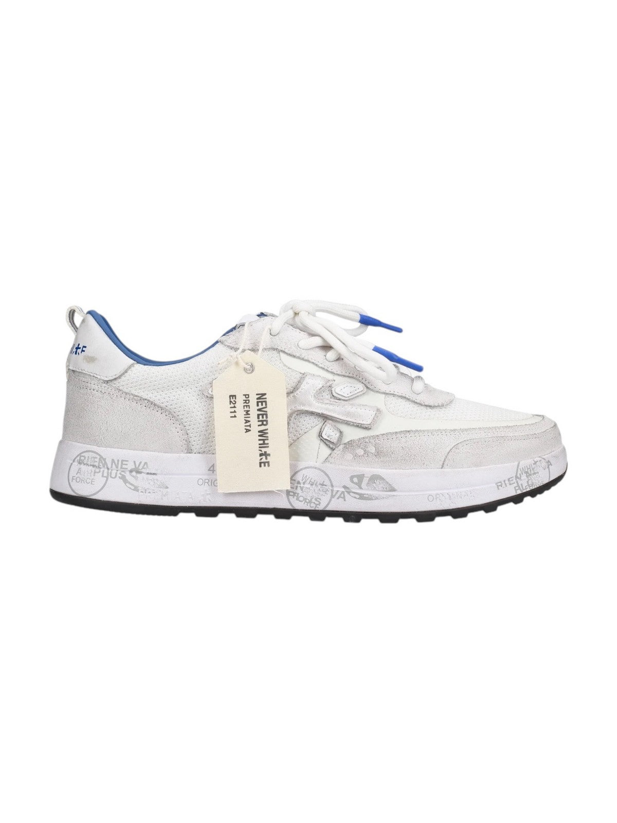 PREMIATA Sneaker Uomo  NOUS VAR 6657 Bianco gioboutiqueweb