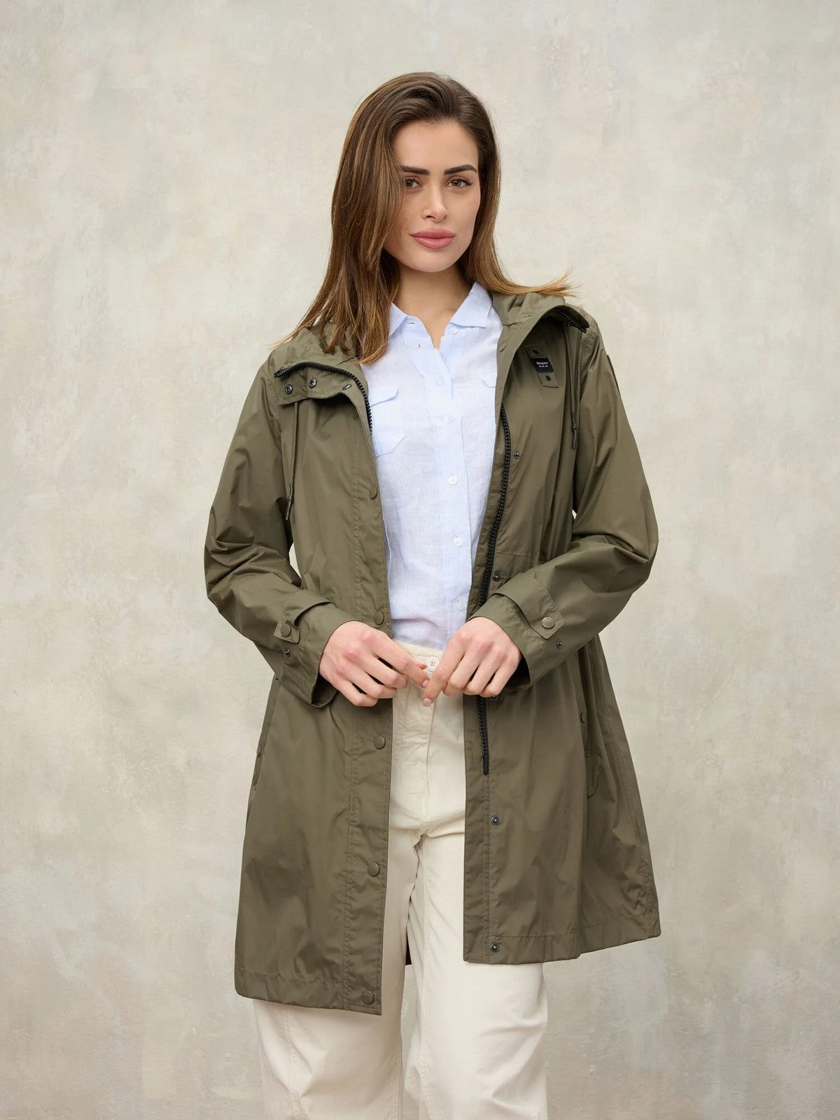 BLAUER Trench Donna THRUSH 26SBLDK11147 007111 60H GREEN 60H